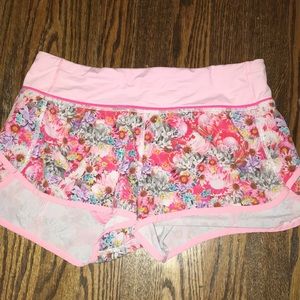 Lululemon light pink shorts. Size 4, gently worn.
